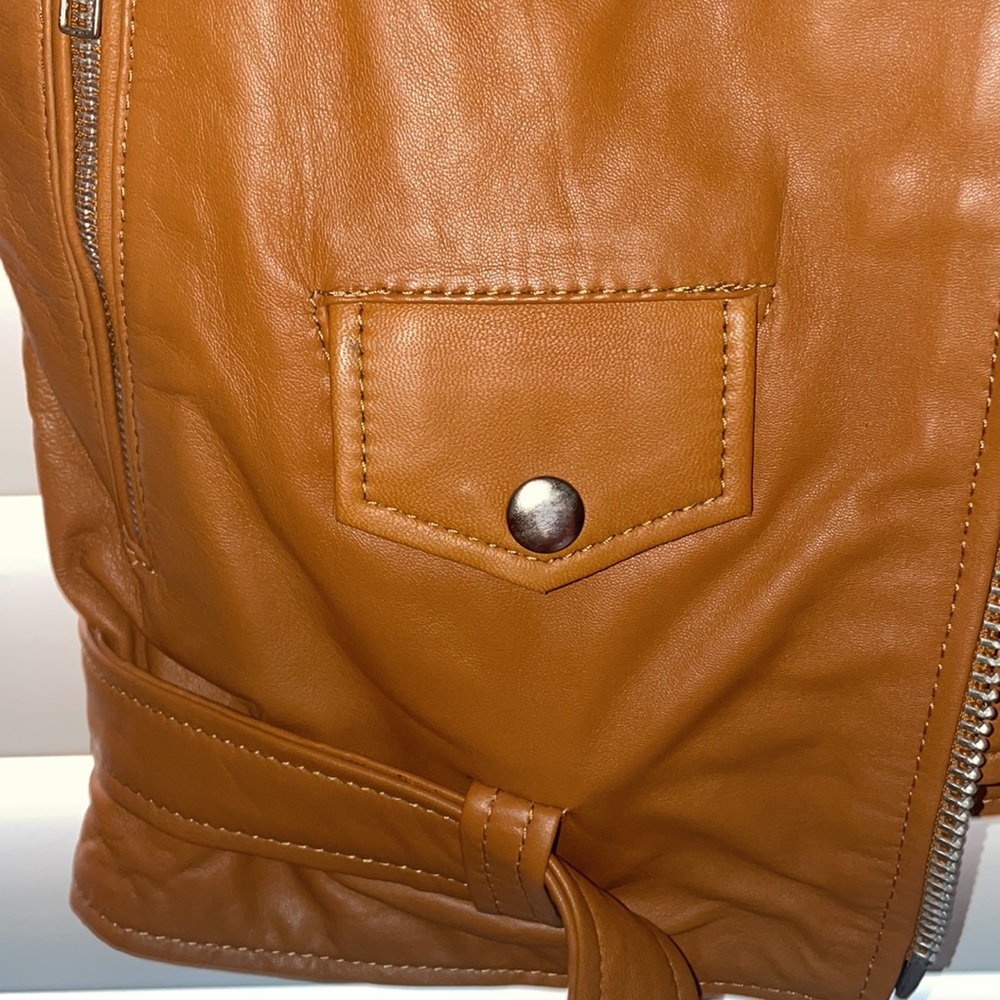 NEW Understated Leather Easy Rider Caramel Jacket - Picture 3 of 10